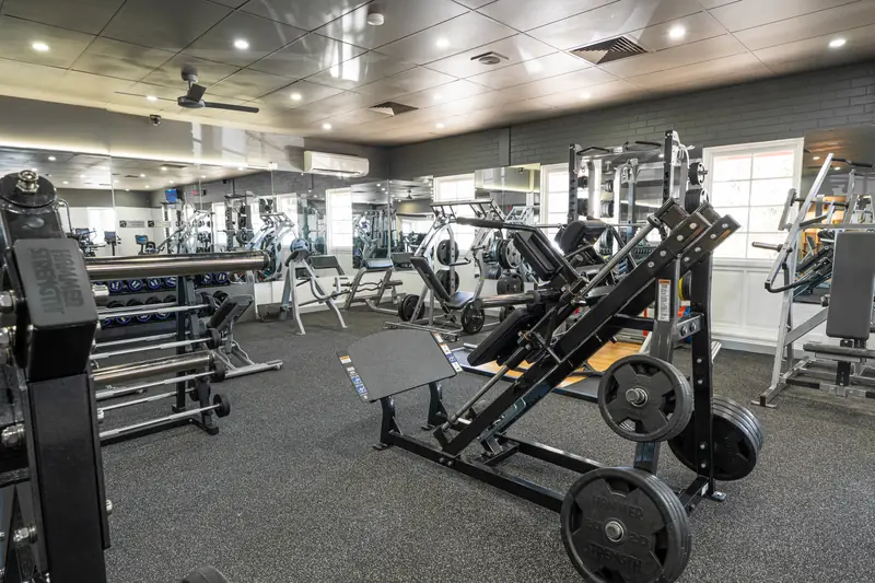 A Hammer Strength leg press